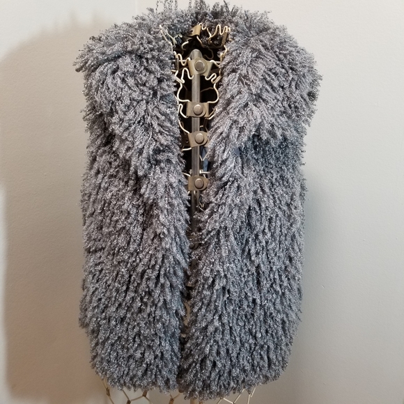 Amanda Charles Jackets & Blazers - Amanda Charles Size Small Shag Vest